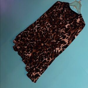 Rafaella Animal Print Blouse